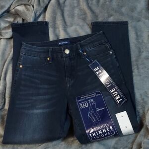 Nwt Blue Smooth Operator Bandolino Crop Jean 4